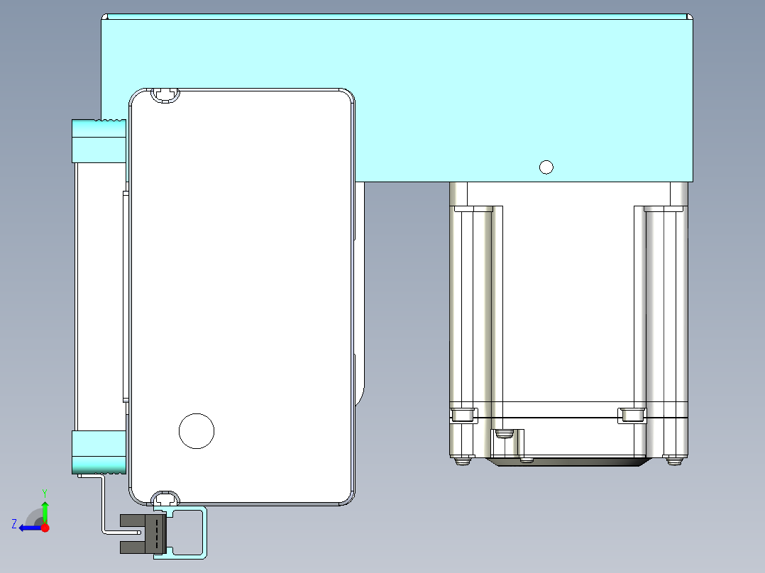 威洛博VBC同步带传动一无尘环境VBC14-L45-S100-BRD-ZP75-C3右视图