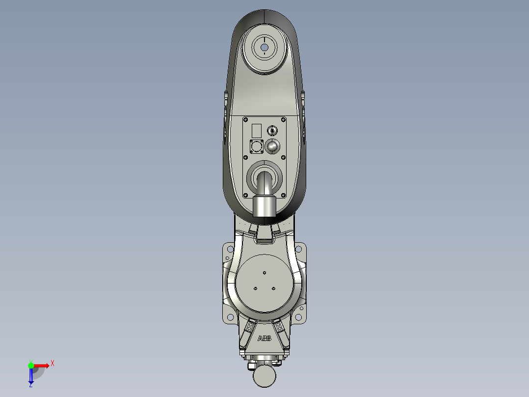 ABB全系列机器人3-3D模型 (26)俯视图