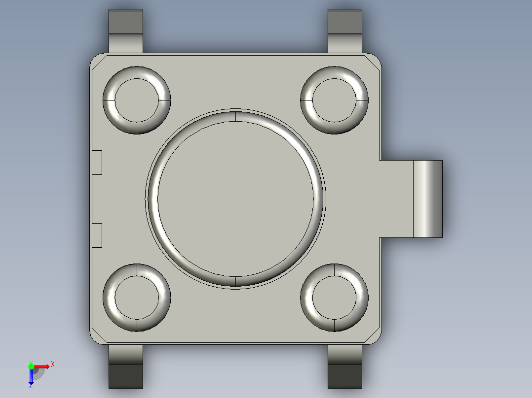 15N型轻触开关俯视图