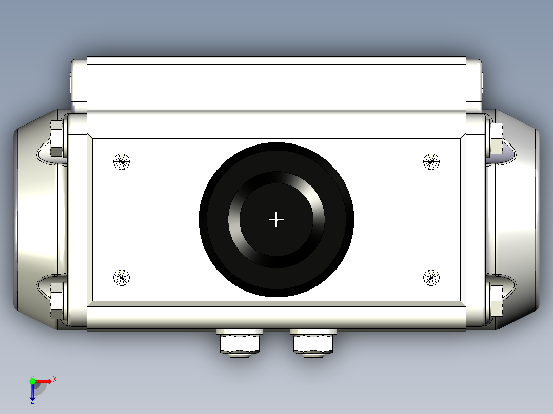不锈钢单片式40G系列三通球阀，0.35 Cv，6 mm世伟洛克卡套管接头俯视图