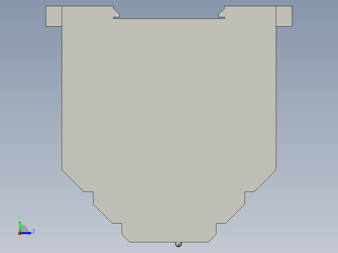 基恩士ES-32DC_kc图纸模型左视图