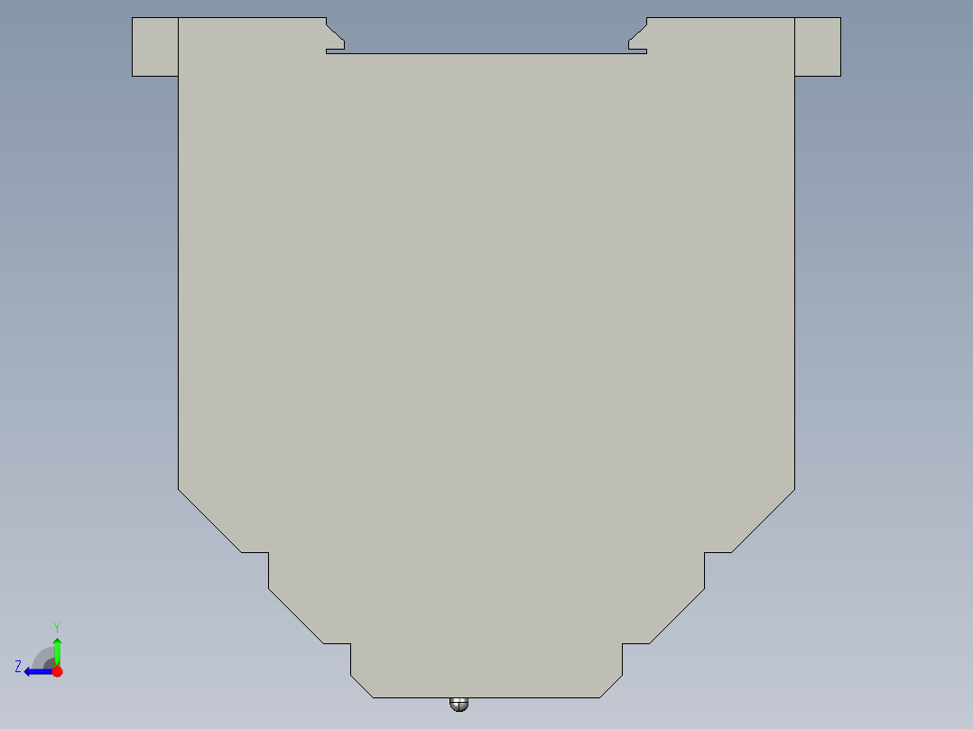 基恩士ES-32DC_kc图纸模型右视图