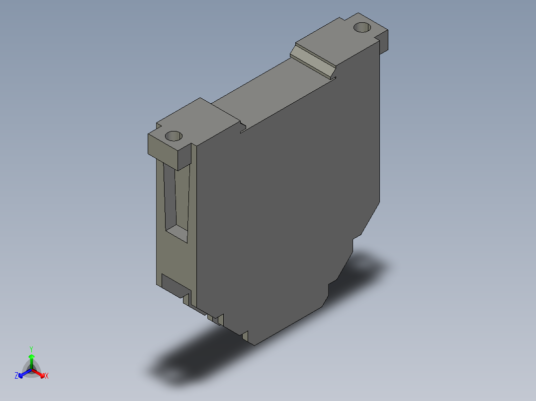 基恩士ES-32DC_kc图纸模型正等轴测图