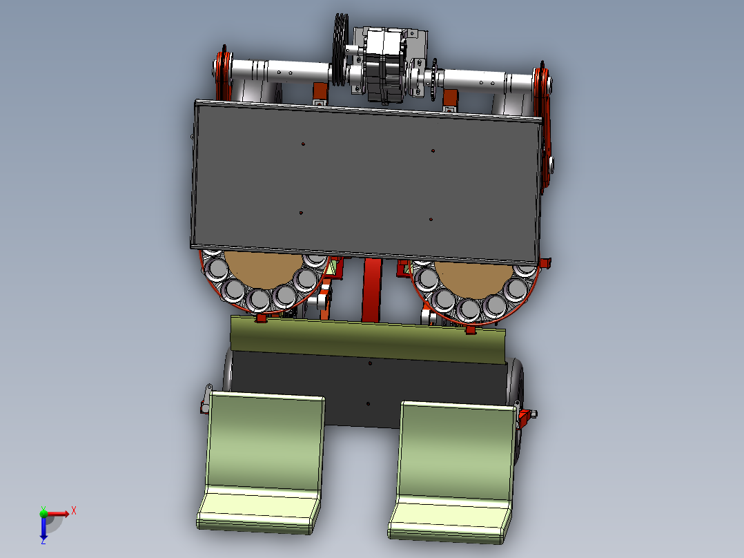 自走移栽机sw21俯视图