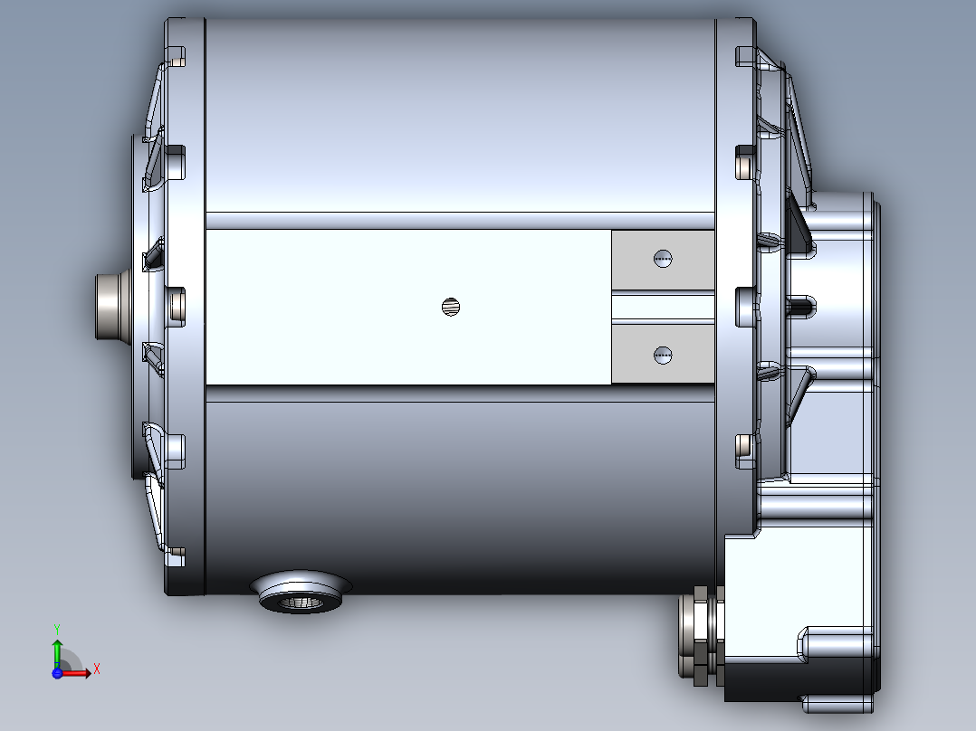 新能源电机sw22可编辑前视图