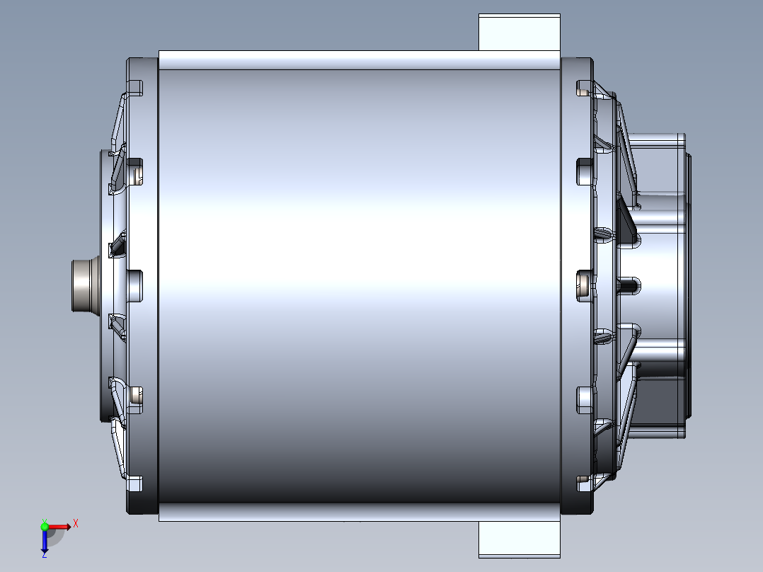 新能源电机sw22可编辑俯视图
