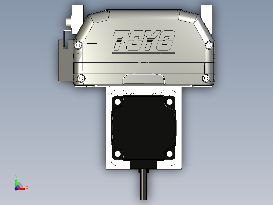 Toyo东佑达直线模组-ETH13-400-BM-200W+煞車前视图