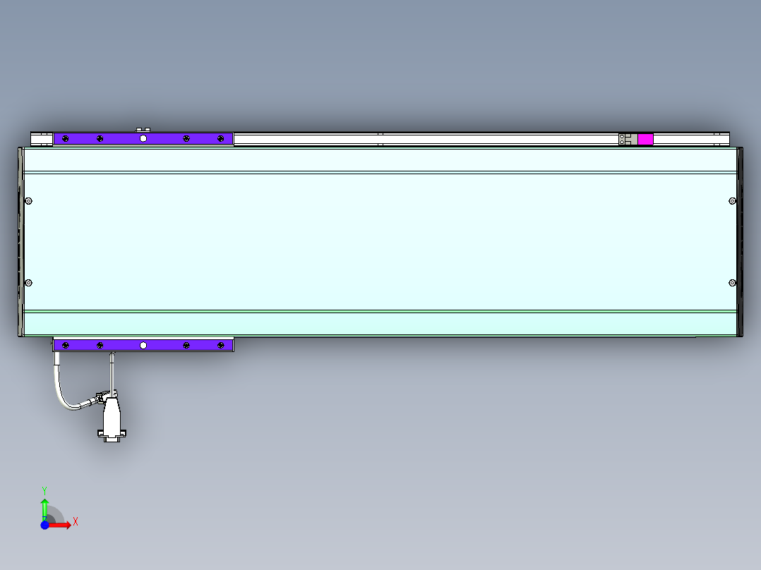 威洛博VL系列直线电机模组-VL22H3-S550前视图
