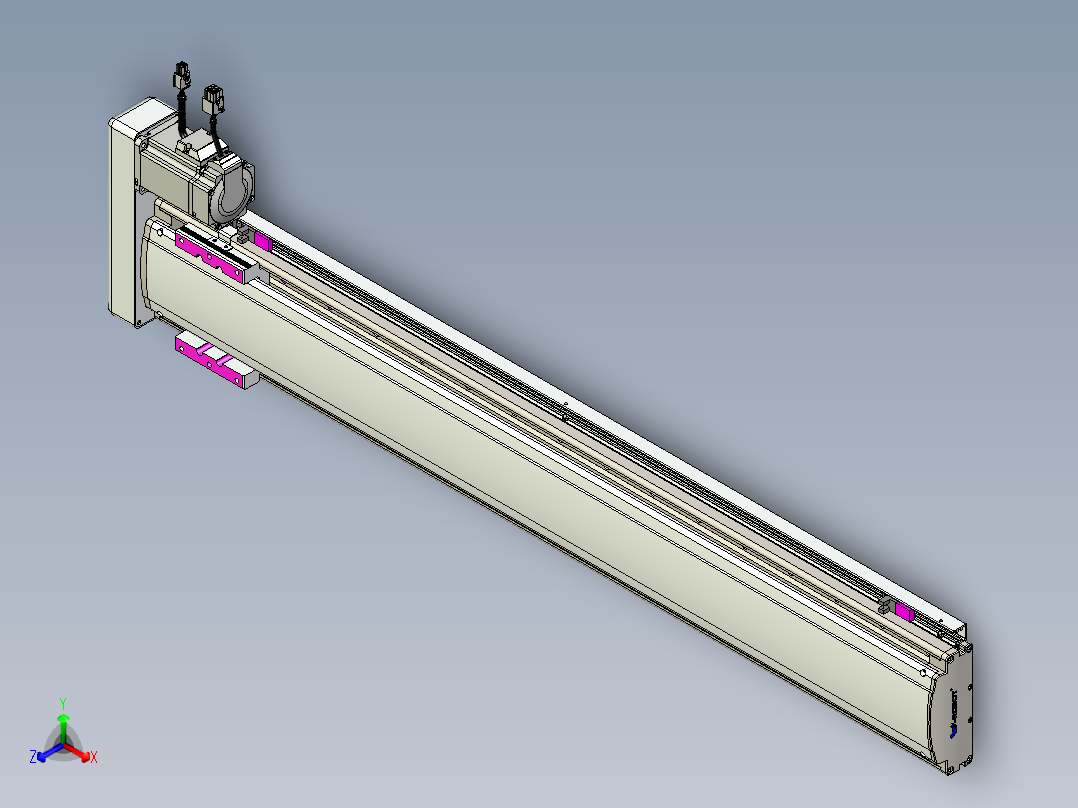威洛博QF13-Lxx-C-S840-BR-ZP40-C3正等轴测图
