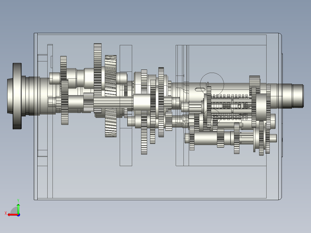 普通车床CA6140的控制系统设计含7张CAD图后视图