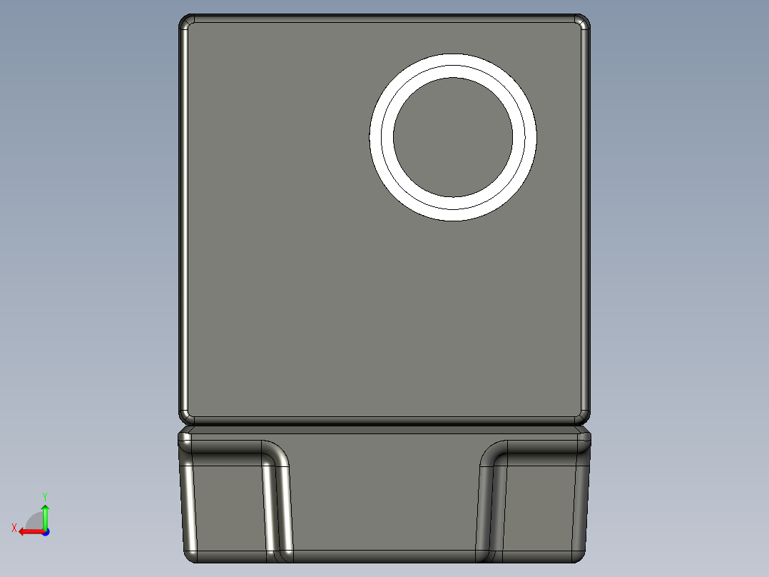 基恩士CV-H035_100_kc图纸模型后视图