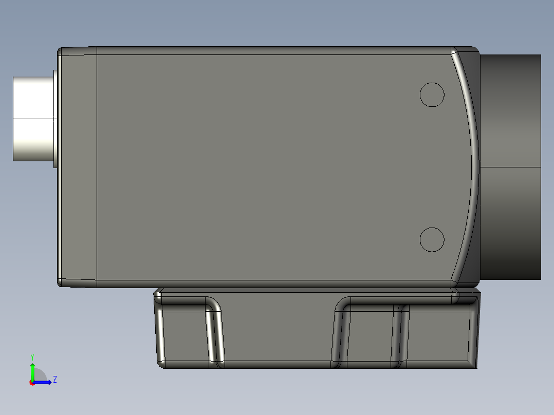 基恩士CV-H035_100_kc图纸模型左视图