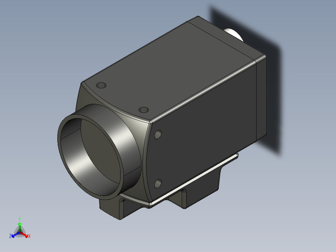 基恩士CV-H035_100_kc图纸模型正等轴测图