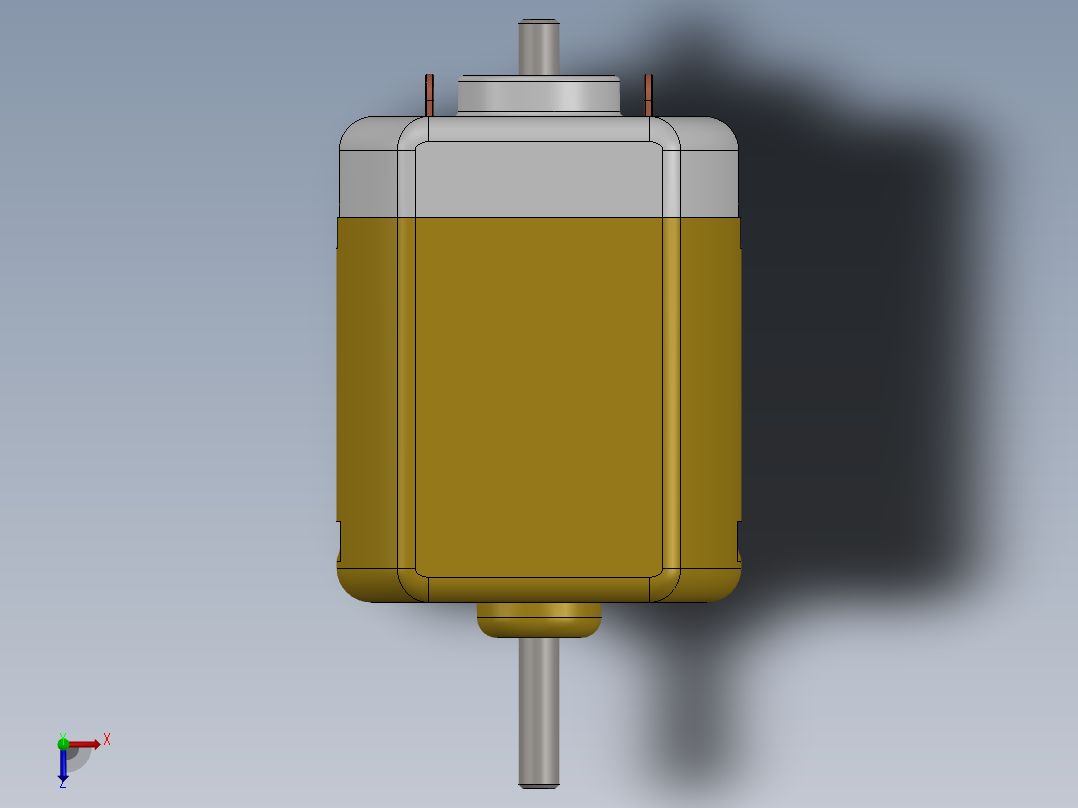 直流电机5俯视图