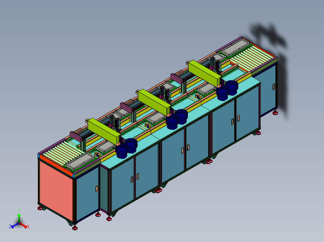 回转治具锁螺丝产线