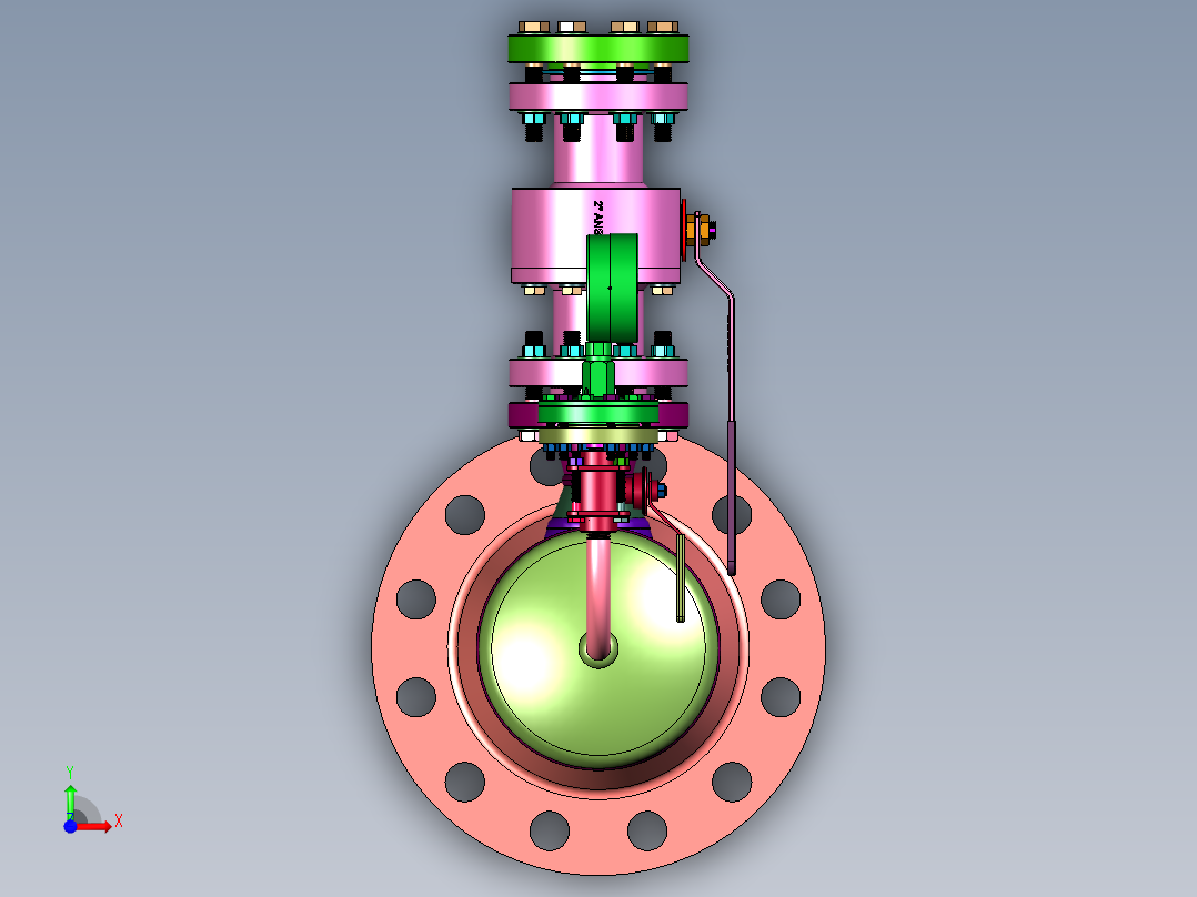 丙烯腈进行吸附过滤器前视图