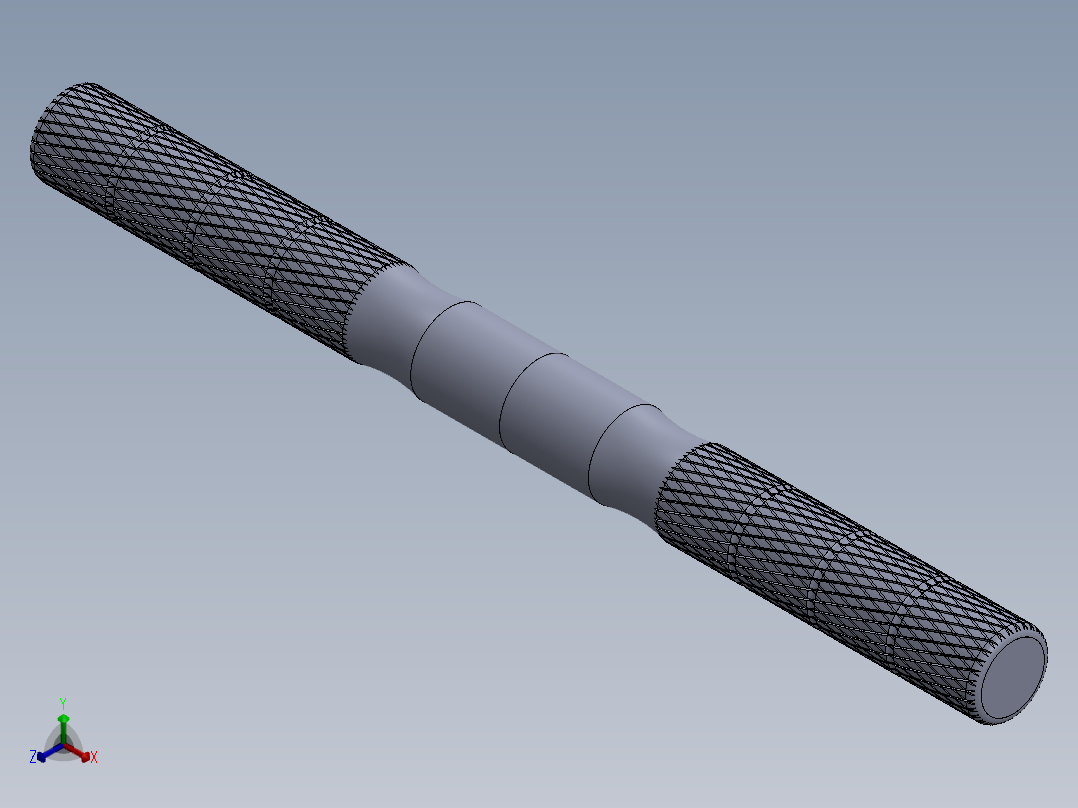 车轮扳手 24mm--sw stl正等轴测图