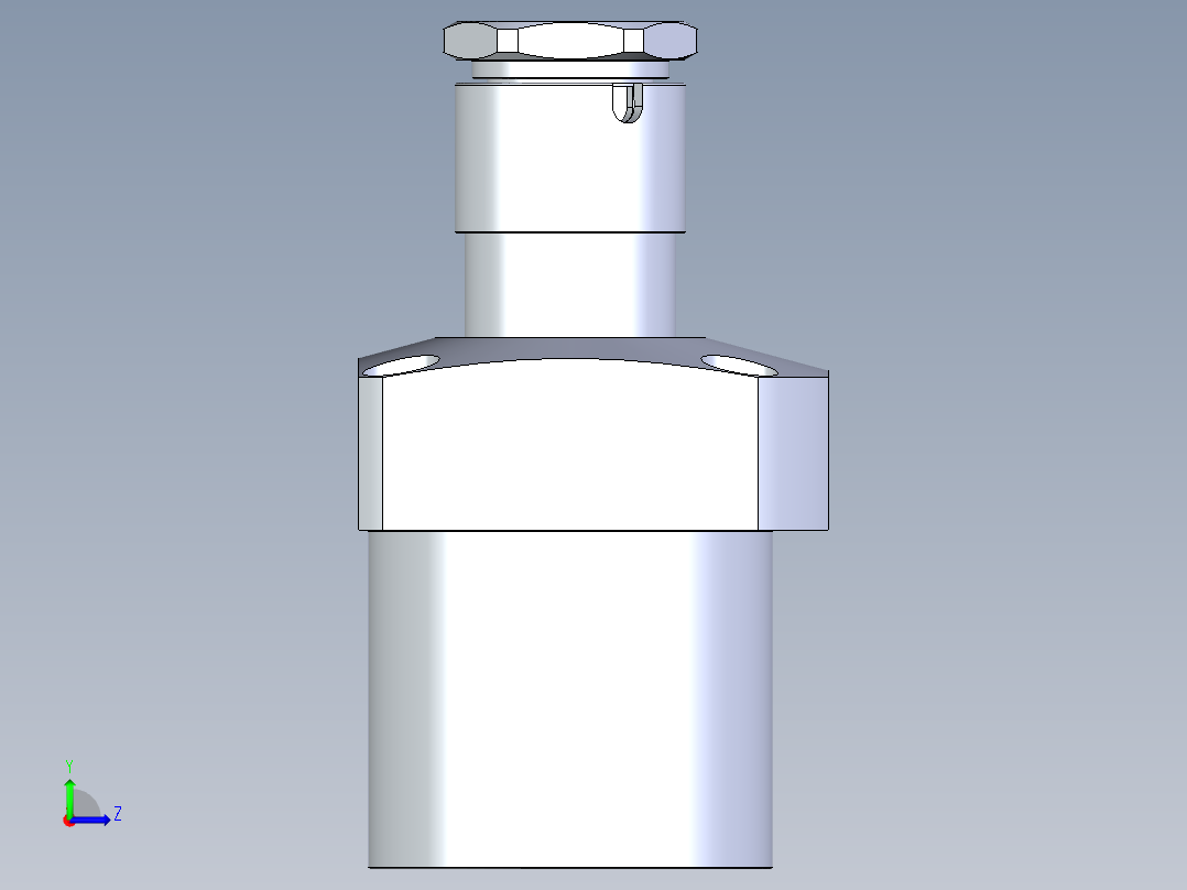 KOSMEKLG1050-SL-Y60多系列多零件图纸模型左视图
