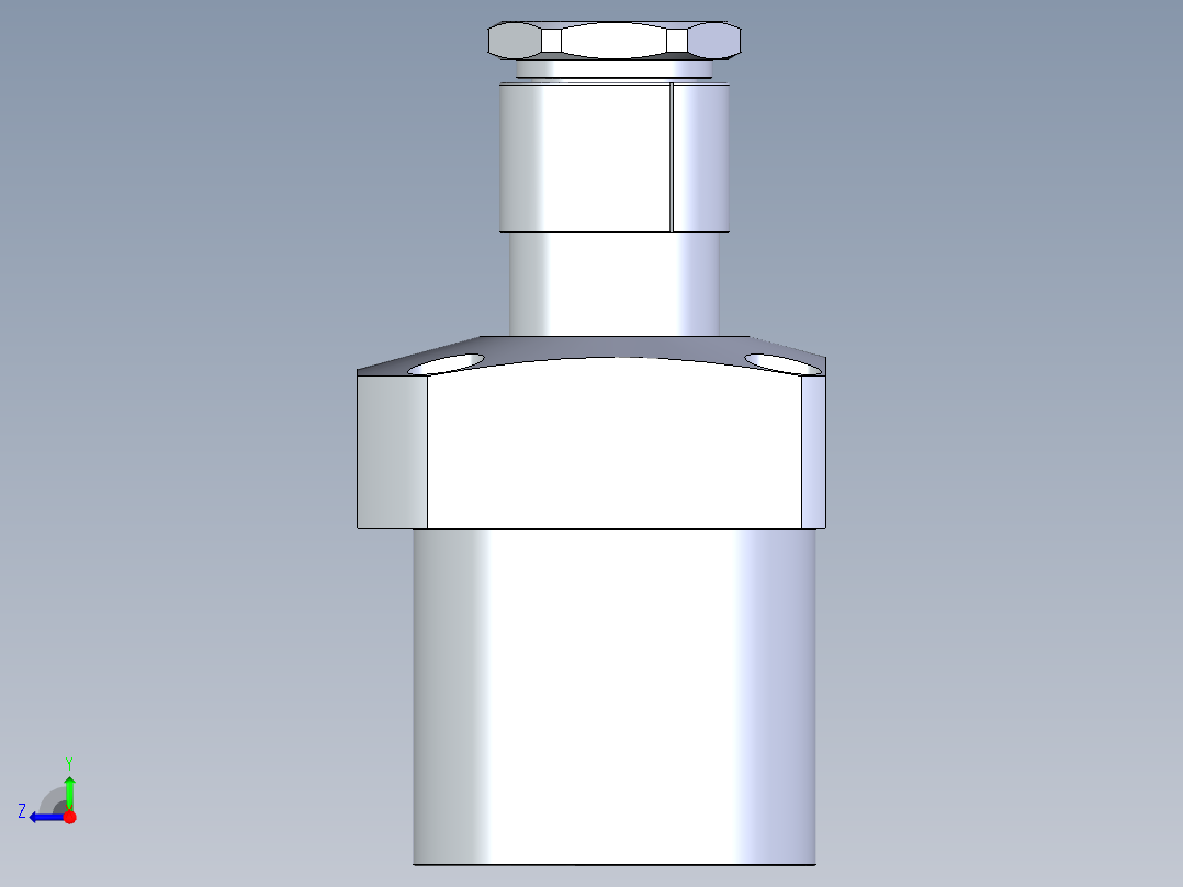 KOSMEKLG1050-SL-Y60多系列多零件图纸模型右视图