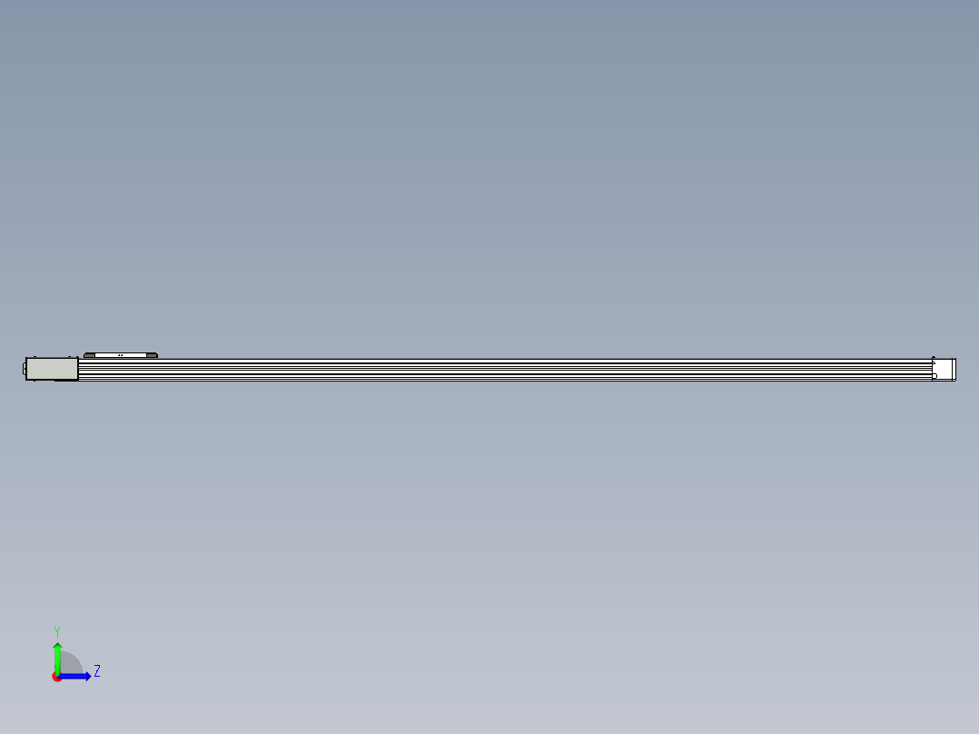 同步带滑台-欧规BC6H-L60-S2200-L-ZP40-D3左视图