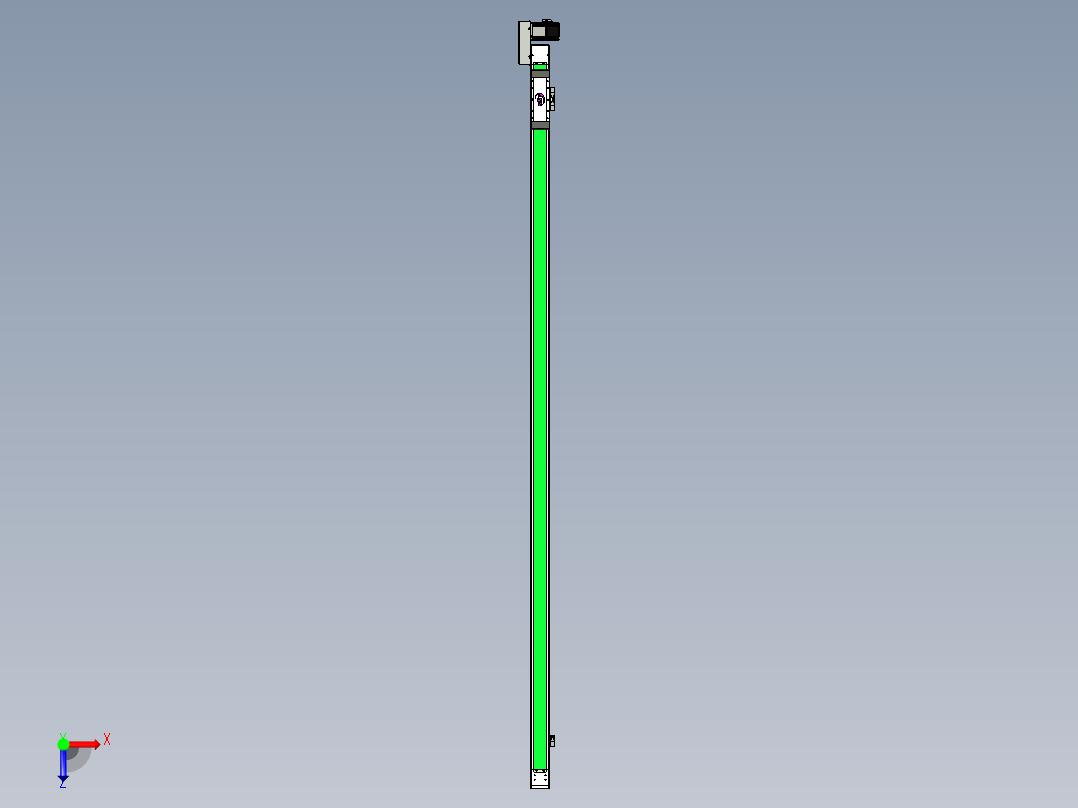 同步带滑台-欧规BC6H-L60-S2200-L-ZP40-D3俯视图