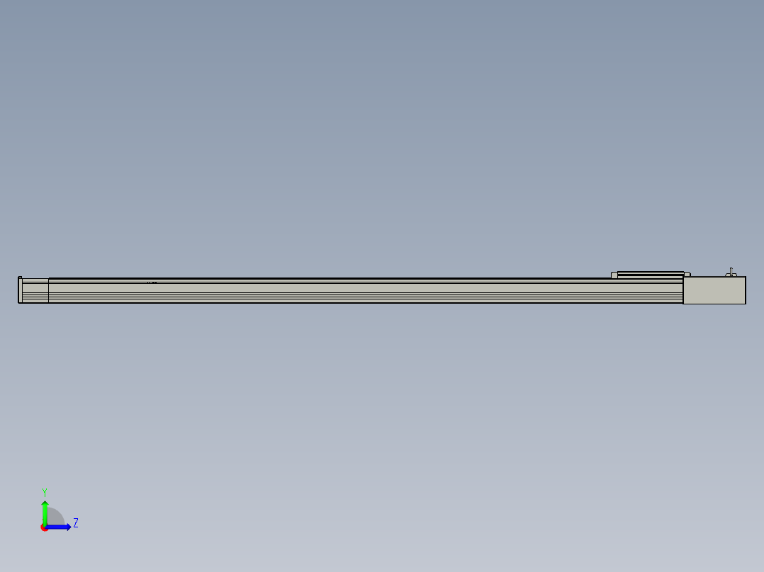 欧规系列-LB8-L75-S1800-BR-ZP75-C3左视图