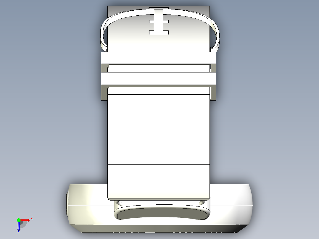 智能手环 手表俯视图