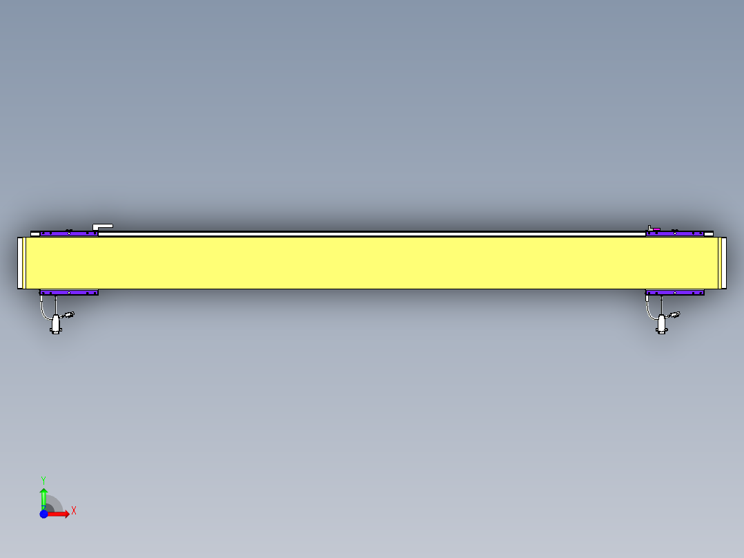 威洛博VL系列直线电机模组-2VL14S2-S1450前视图