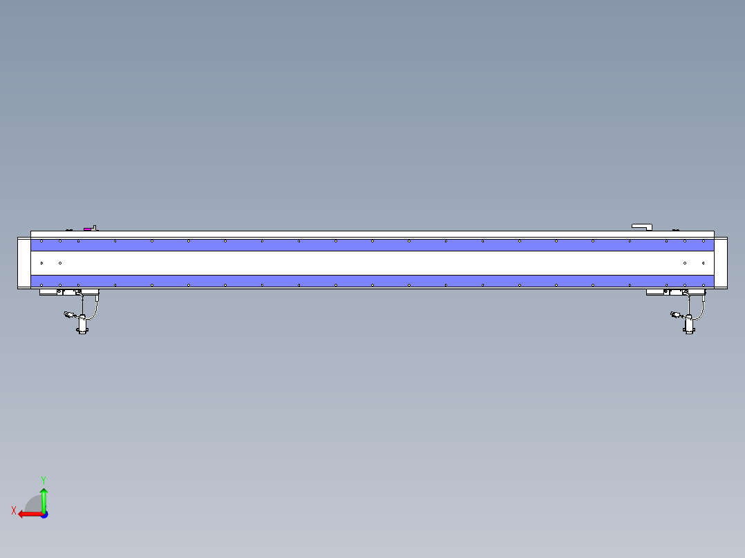威洛博VL系列直线电机模组-2VL14S2-S1450后视图
