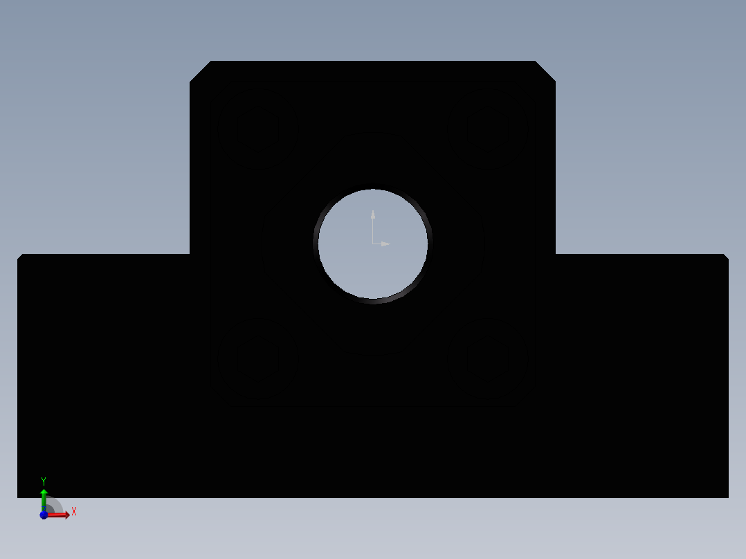 丝杆固定侧LEB21-12前视图