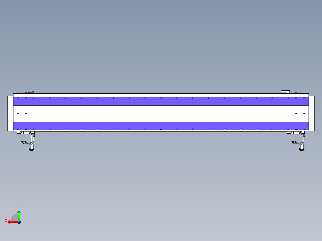 威洛博VL系列直线电机模组-2VL22H1-S1550后视图