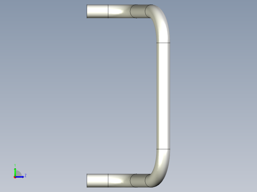 控制箱取手KG-3D多系列多零件图纸模型左视图