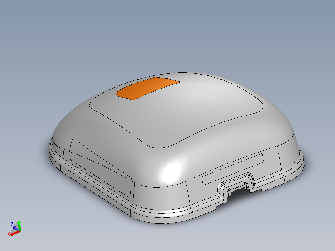 75---<span style='color: red'>自行车</span>行李包盖生产模型SW2014三维图纸模型设计图纸