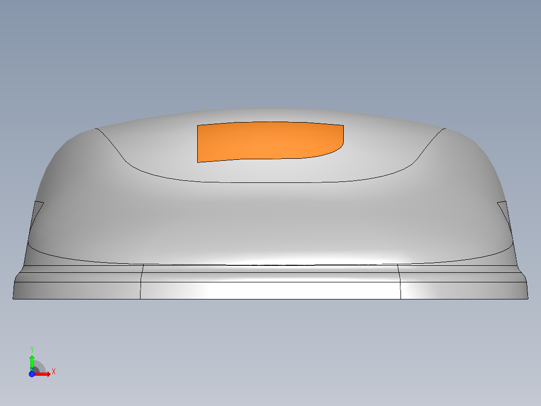 75---自行车行李包盖生产模型SW2014三维图纸模型设计图纸前视图