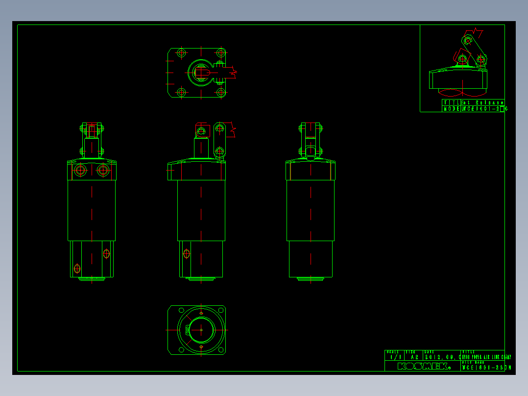 KOSMEKWCE1601-2SCN多系列多零件图纸模型多系列多零件图纸模型