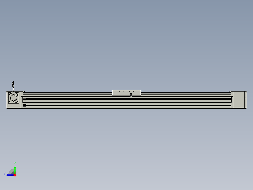威洛博直线电机模组EB20-L224-S1400-L-ZP75-MS3-5K右视图