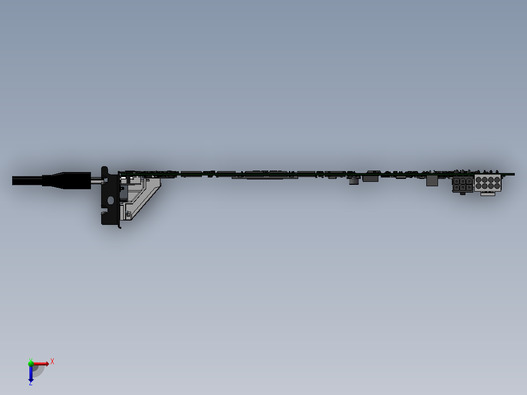 PG600 SKU 显卡俯视图