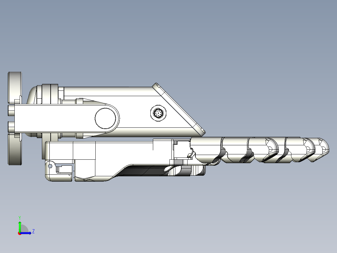 qb-robotics仿人手掌模型左视图