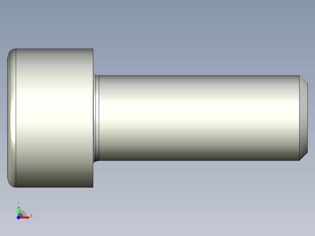内六角螺钉-BOLT-M8-20-20-8-13-8-R0.8.stp前视图