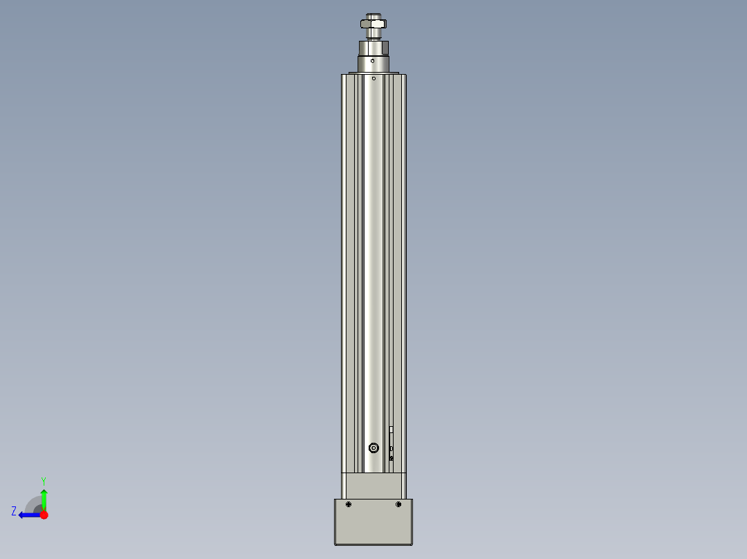 12VZ电动缸-VZ5-S200-BD右视图