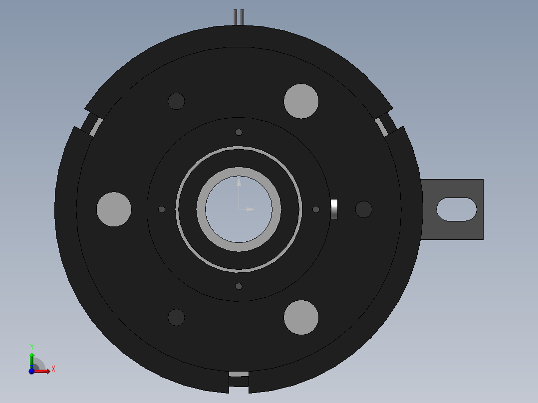 电磁离合器前视图