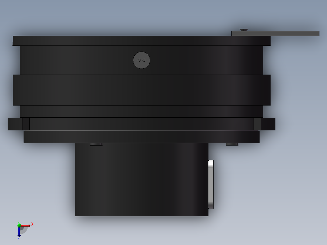电磁离合器俯视图