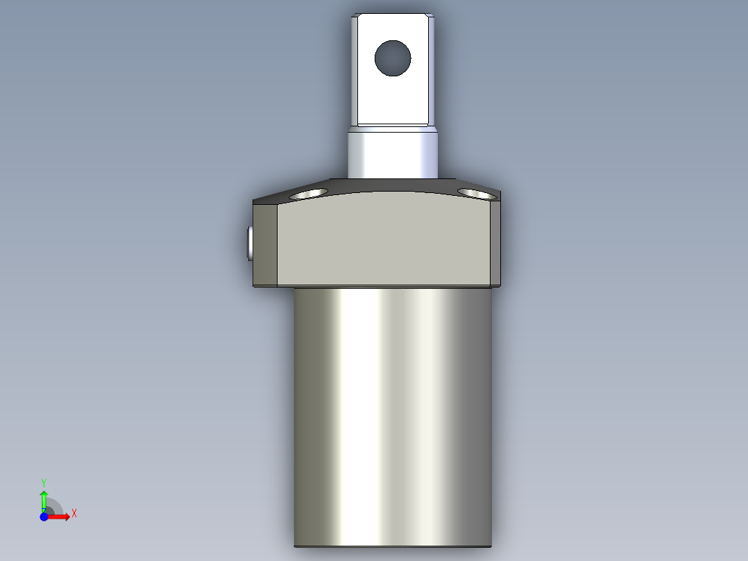 KOSMEKLHS0550-Gx-P多系列多零件图纸模型前视图