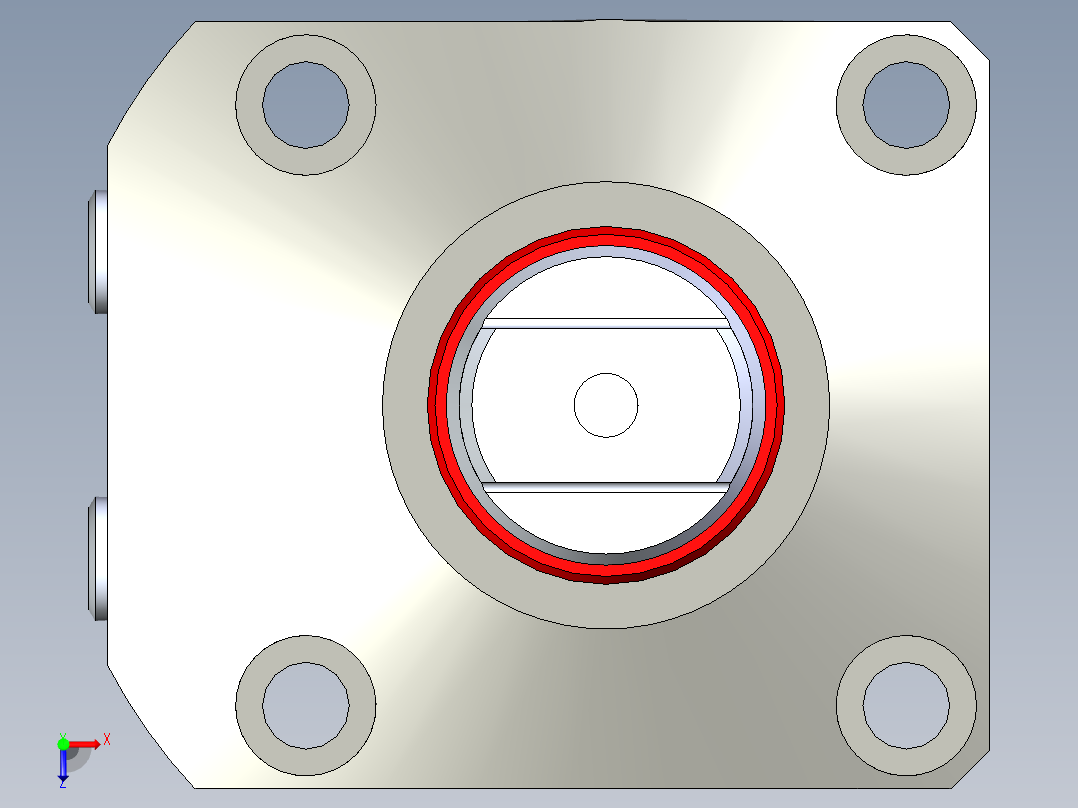 KOSMEKLHS0550-Gx-P多系列多零件图纸模型俯视图