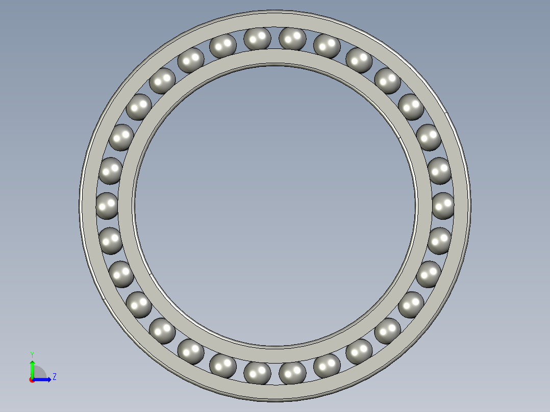 深沟球轴承61920左视图