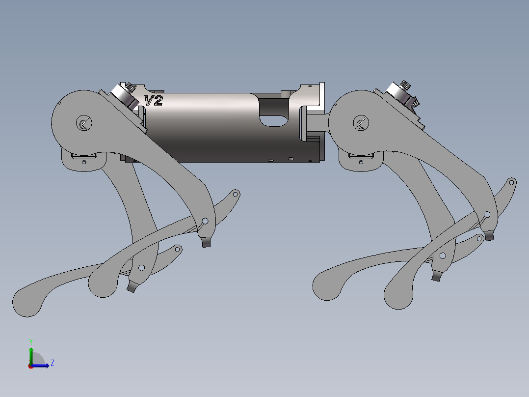 机械结构左视图