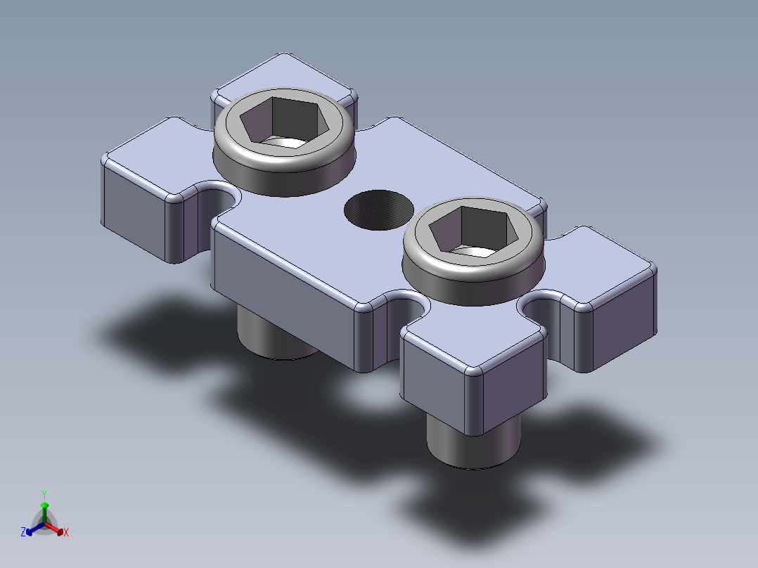 铝型材及其附件5.33.40.4080.M12正等轴测图