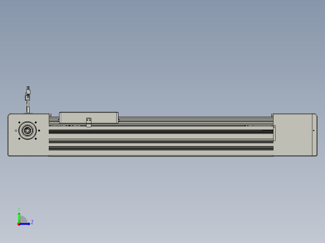 威洛博直线电机模组EB10-L224-S450-R-ZP75-MS3-5K左视图