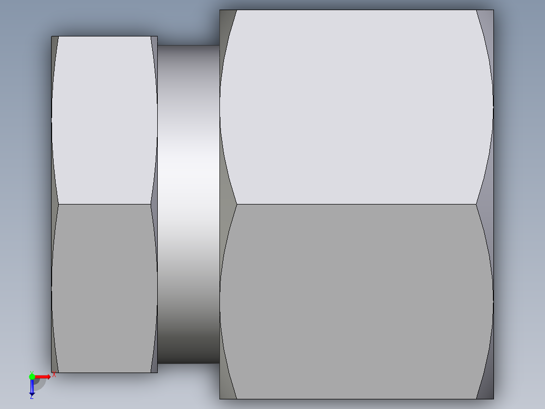 卡套式工业通用硬管接头EO_Blanking_plug_for_tube_ends_ROV12L71俯视图