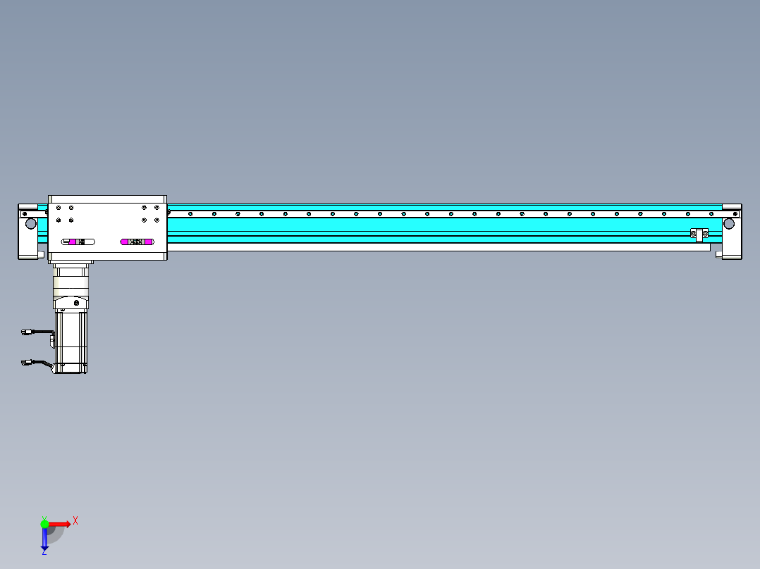 威洛博VG 系列模组VG10Z-L50π-S1380-BC-ZP75B-C3-K俯视图